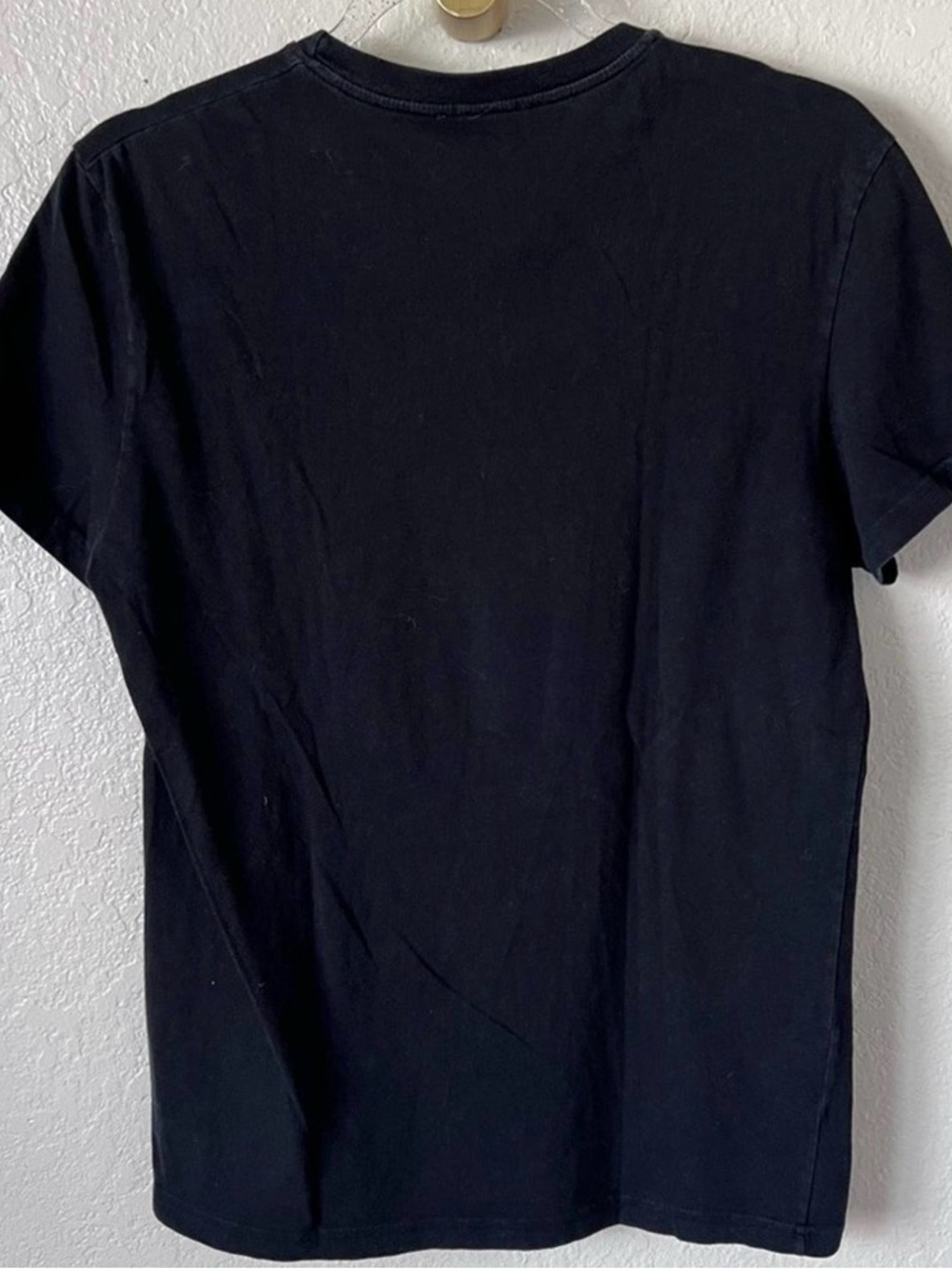 Alexander McQueen Black Short-Sleeve Tee with Multicolor Medallion - Picture 3 of 3